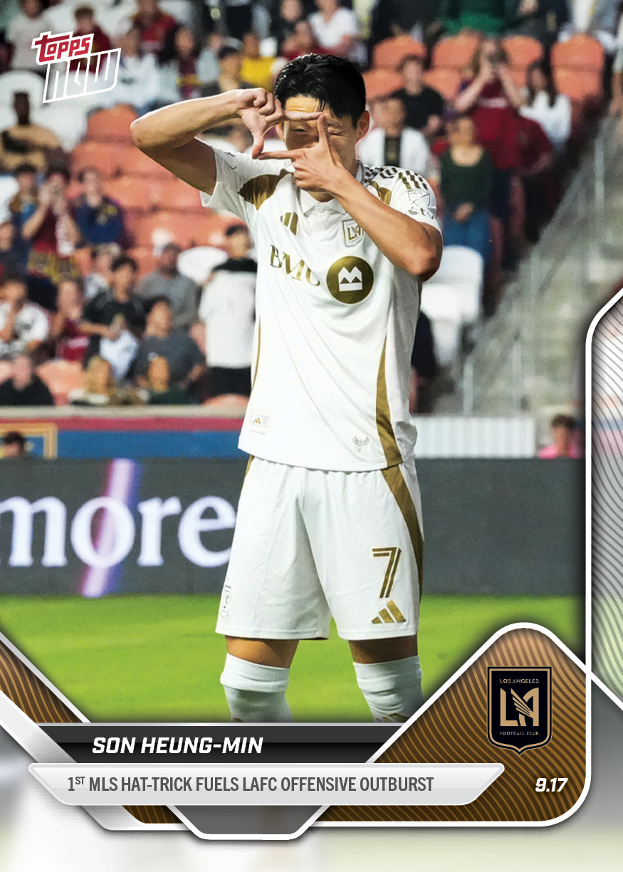 Son Heung-Min - 2025 MLS Topps NOW - Card 95 - LOOK FOR RELICS & AUTO-RELICS - PR: 4692 - Image 3