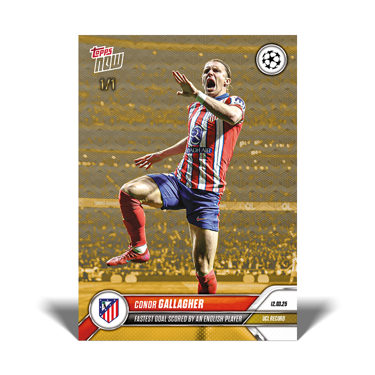 Conor Gallagher - 2024-25 UCL Topps NOW Card 128 - PR: 205 - Image 3