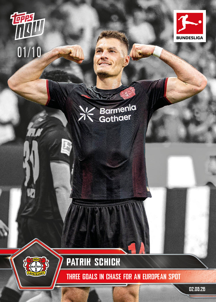 Patrik Schick - 2025-26 Bundesliga Topps NOW - Card 185 - PR: 127 - Image 4