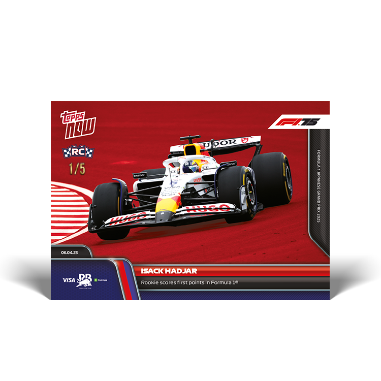Isack Hadjar - 2025 Formula 1 Topps NOW Card 26 - PR: 681 - Image 4