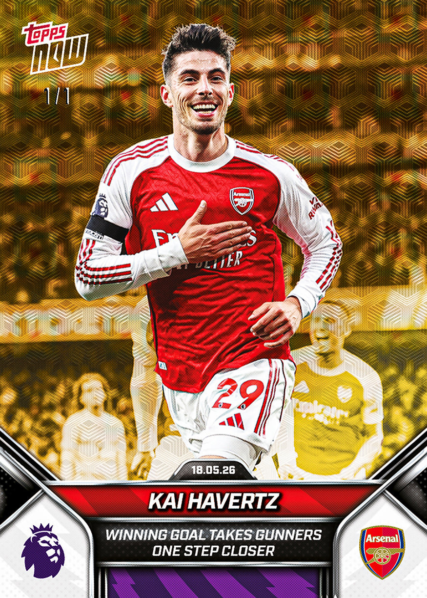 Kai Havertz - 2025-26 Premier League Topps NOW - Card 197 - PR: 3198 - Image 2