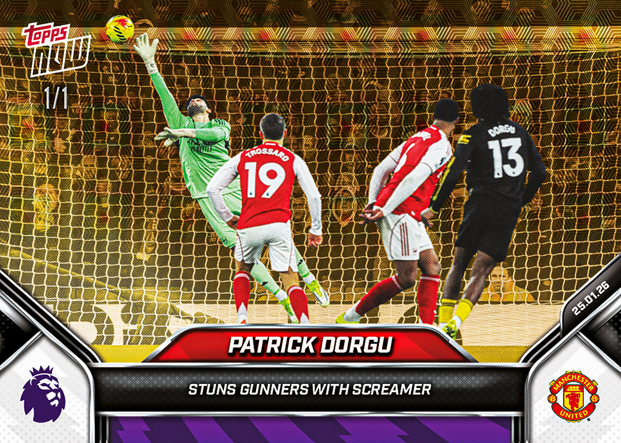 Patrick Dorgu - 2025-26 Premier League Topps NOW - Card 118 - PR: 817 - Image 2
