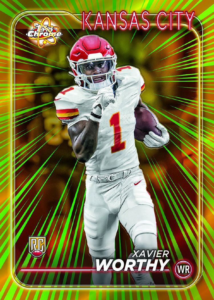 Alternative view of 2024 Topps Chrome Football - Hobby Box - Sealed Case