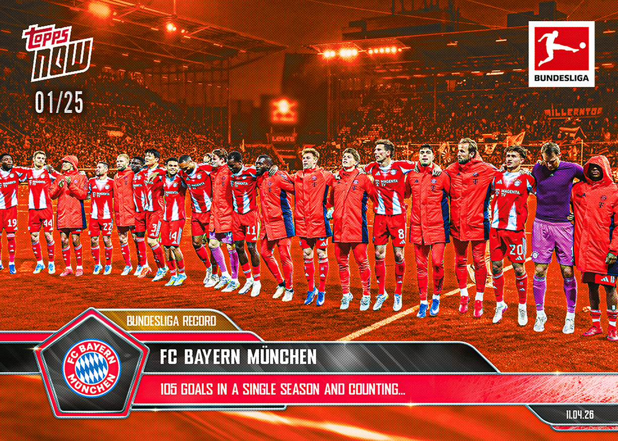 FC Bayern München - 2025-26 Bundesliga Topps NOW - Card 166 - PR: 1265 - Image 5