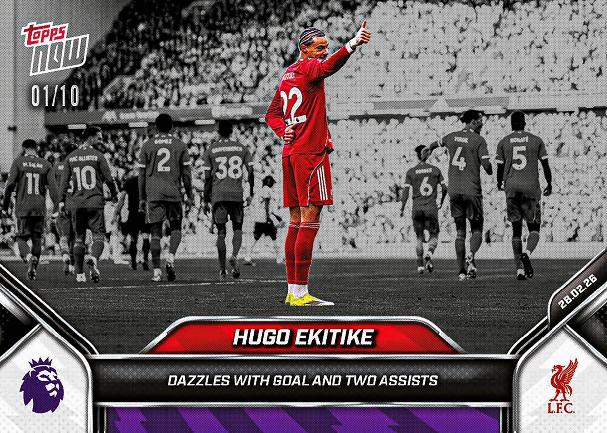 Hugo Ekitike - 2025-26 Premier League Topps NOW - Card 148 - PR: 1011 - Image 4