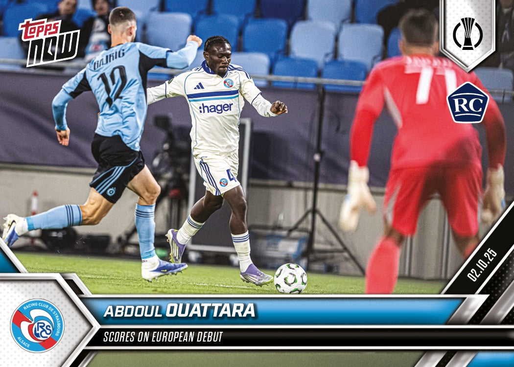 Abdoul Ouattara - 2025-26 UECL Topps NOW - Card 3 - PR: 154
