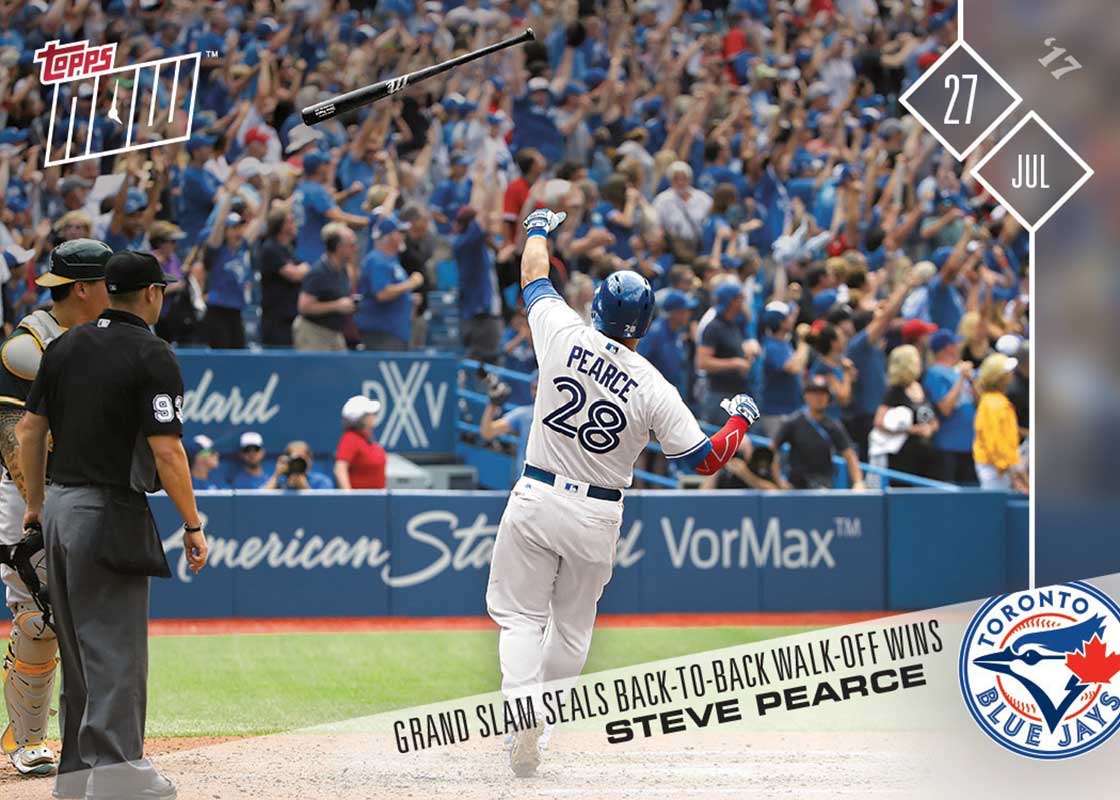 Steve Pearce - 07/27/2017 TOPPS NOW CARD 403 - Print Run: 208