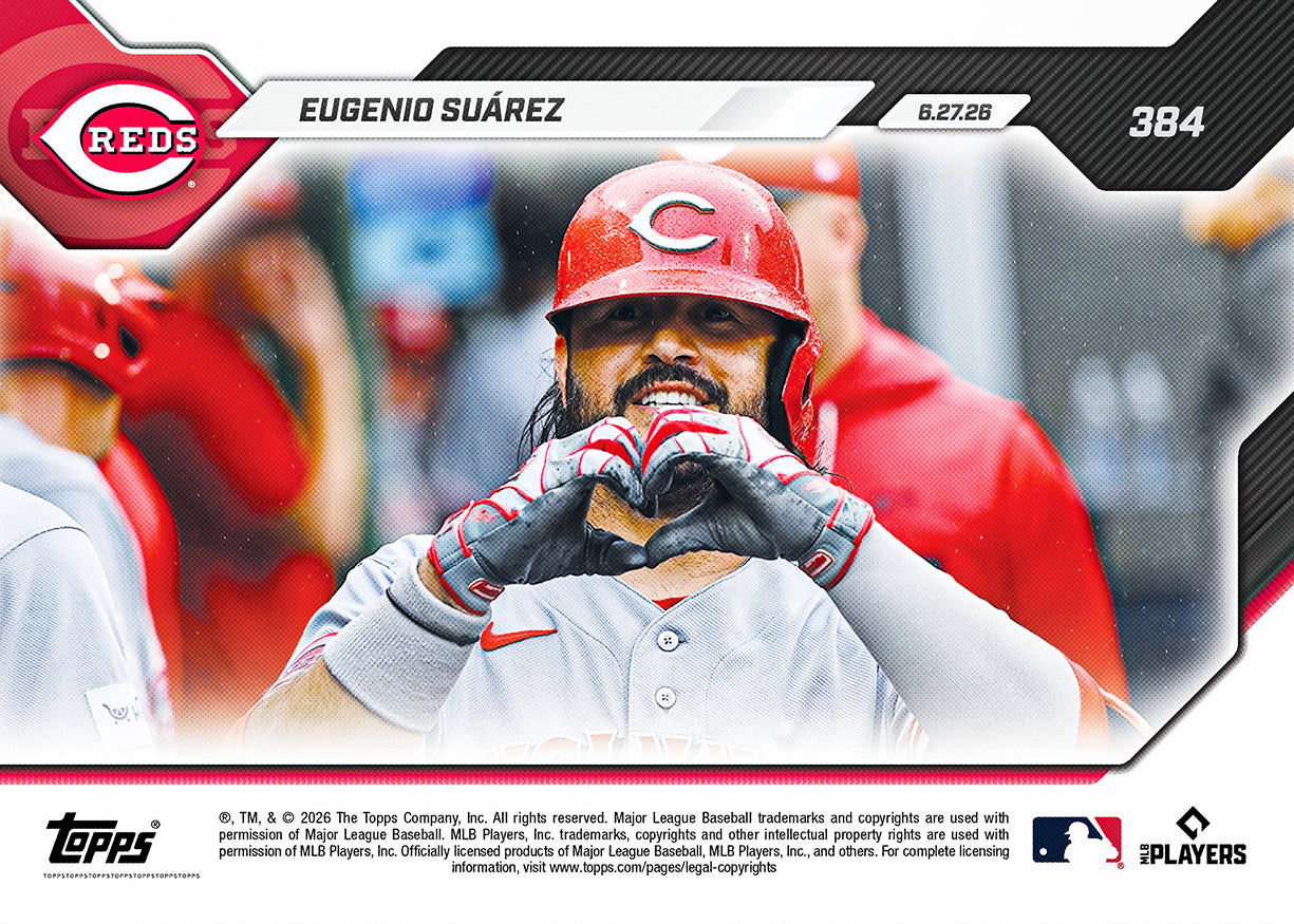 Eugenio Suárez - 2026 MLB Topps NOW - Card 384 - PR: 644 - Image 2