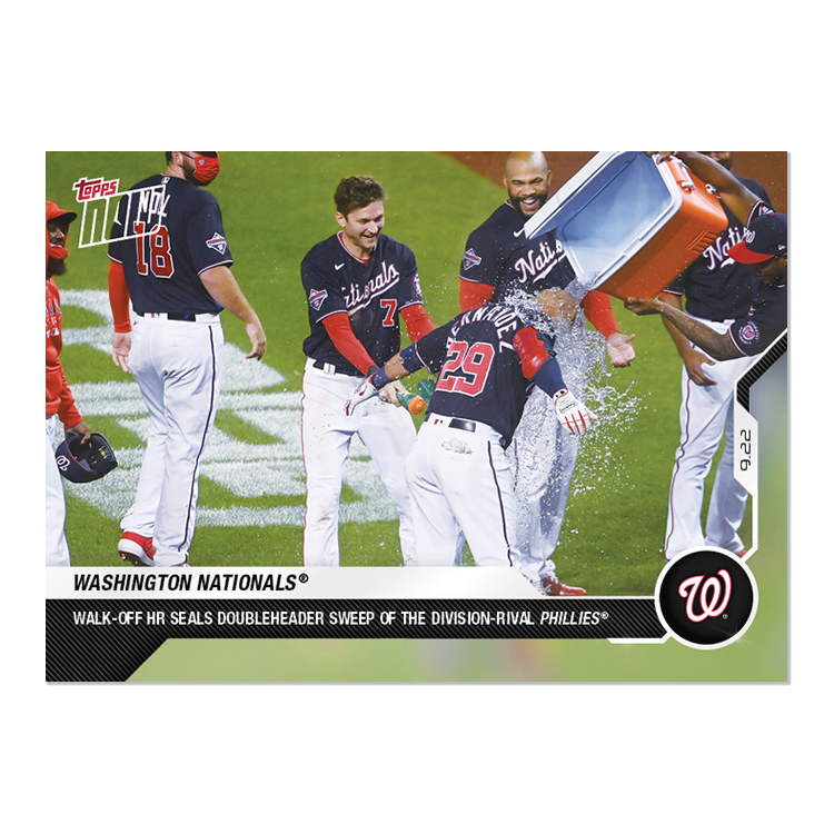Washington Nationals - MLB TOPPS NOW Card 301 - Print Run: 387