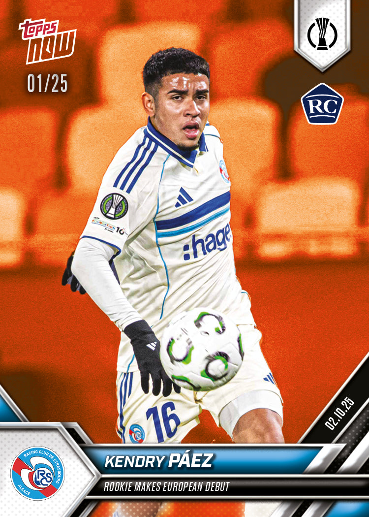 Kendry Páez - 2025-26 UECL Topps NOW - Card 2 - PR: 862 - Image 5