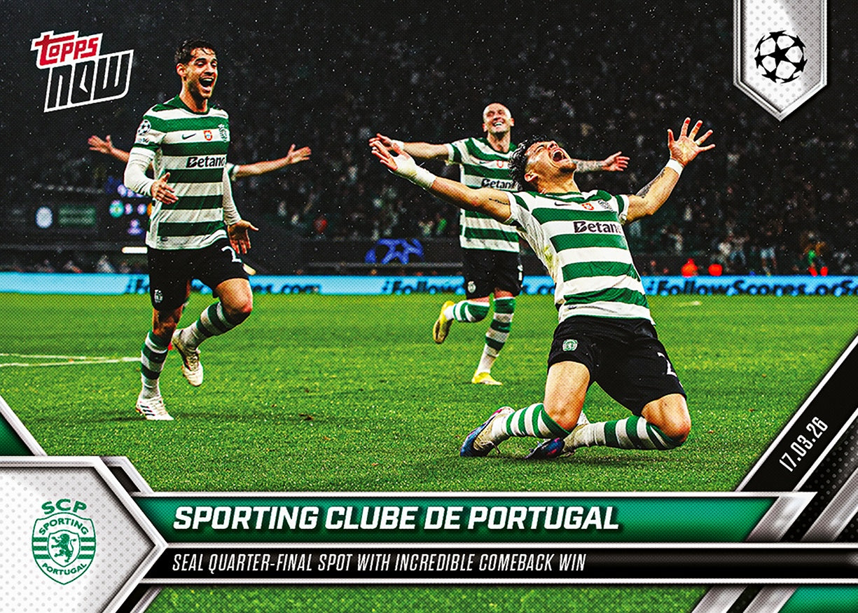 Sporting Clube de Portugal - 2025-26 UCL Topps NOW - Card 108 - PR: 472