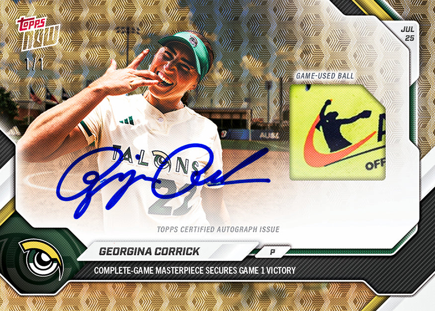 Georgina Corrick - 2026 AUSL Topps NOW - Card 49 - PR: 1126 - Image 2