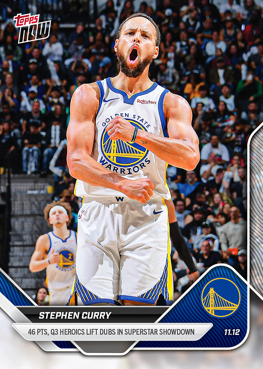 Stephen Curry - 2025-26 NBA Topps NOW - Card 50 - PR: 2789 - Image 2