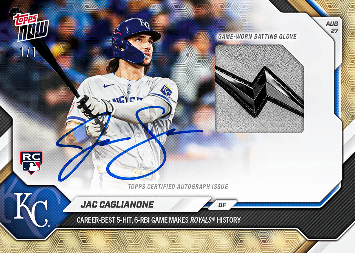 Jac Caglianone - 2026 MLB Topps NOW - Card 601 - PR: 8210 - Image 2
