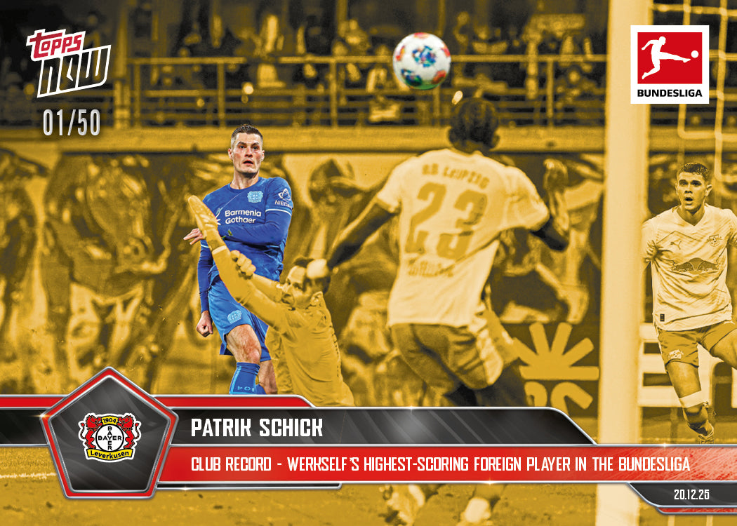 Patrik Schick - 2025-26 Bundesliga Topps NOW - Card 88 - PR: 252 - Image 6