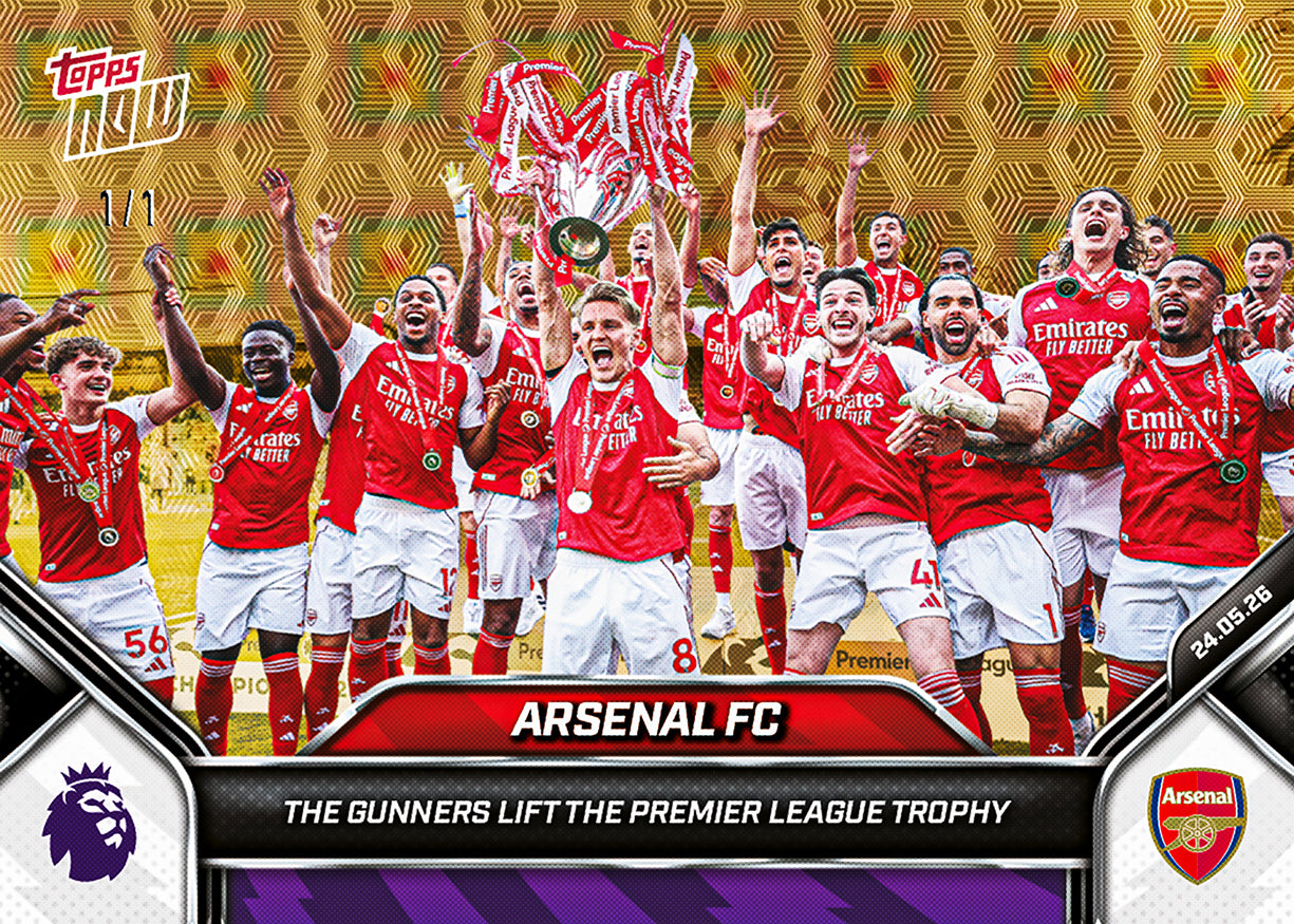 Arsenal FC - 2025-26 Premier League Topps NOW - Card 200 - PR: 9165 - Image 4