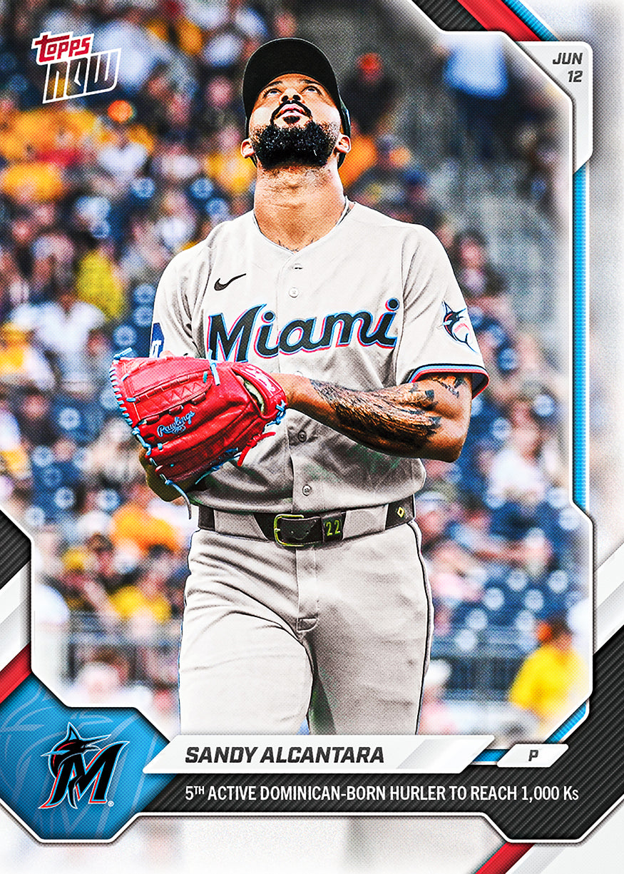 Sandy Alcantara - 2026 MLB Topps NOW - Card 319 - PR: 324