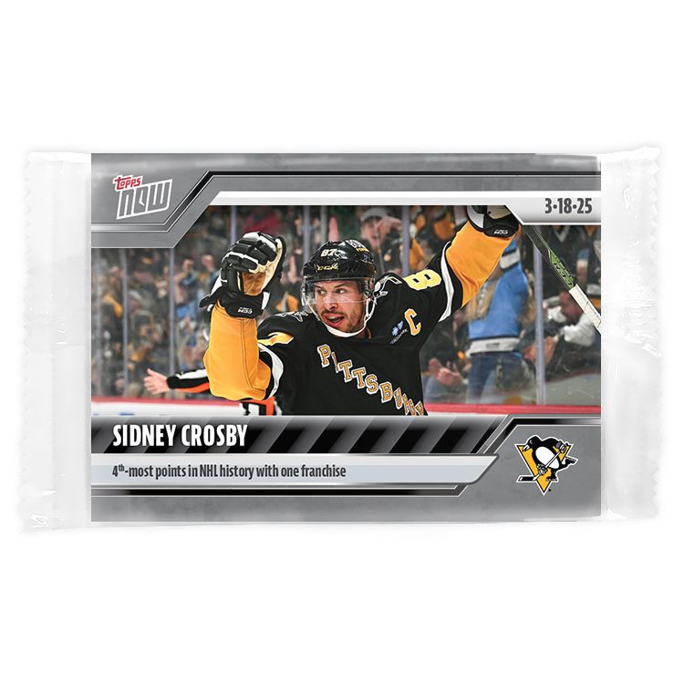 Sidney Crosby - 2024-25 NHL Topps NOW - Sticker # 137 Pack - PR: 280