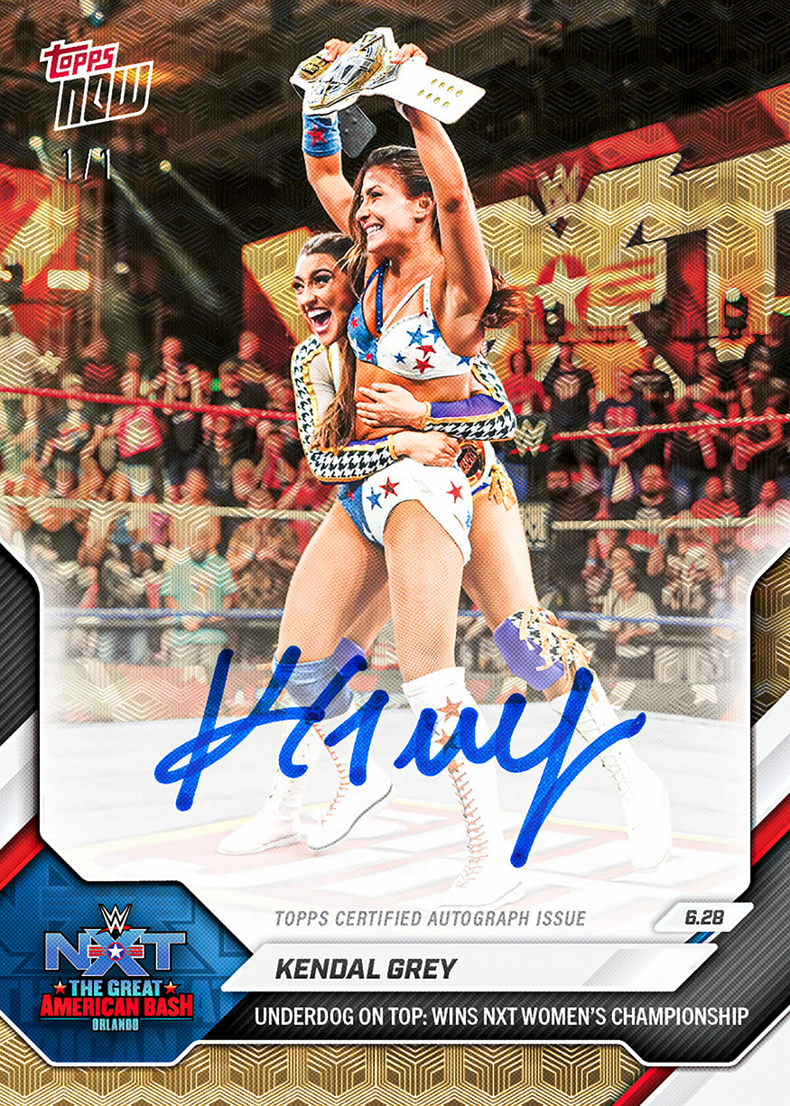Kendal Grey - 2026 WWE Topps NOW - Card 69 - PR: 2810 - Image 2