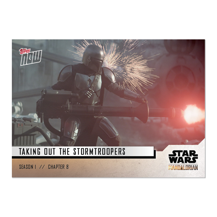 Star Wars: The Mandalorian TOPPS NOW 5-Card Pack - S1 : Chapter 8 - Print Run: 2219 - Image 2